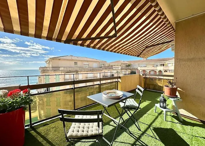 The View-centre- Clim -parking-vue Mer-plage Appartement Menton