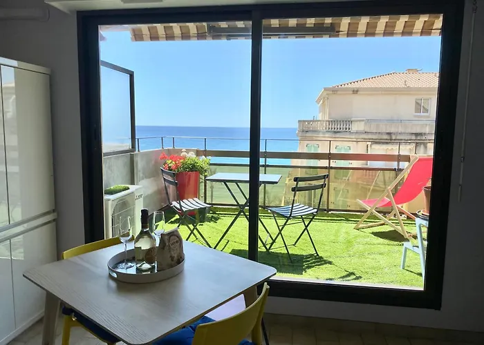 Appartement The View-centre- Clim -parking-vue Mer-plage Menton